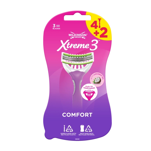 Ženski enkratni brivniki Wilkinson Sword Xtreme 3 Beauty, 6 kos