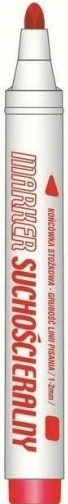 Suhi marker z okroglo konico rdeč