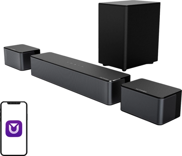 Ultimea Poseidon D50 5.1 soundbar s subwooferjem in zadnjimi zvočniki