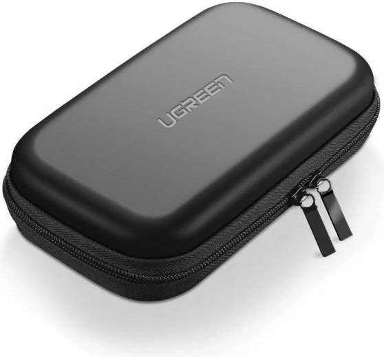 Ugreen HDD hard drive and accessories case, black - 1 piece