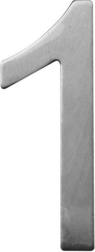 Hišna številka 1 STAR 75 mm nerjaveče jeklo