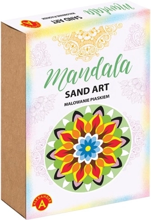 Peščena umetnost mandala 3 – slikanje s peskom