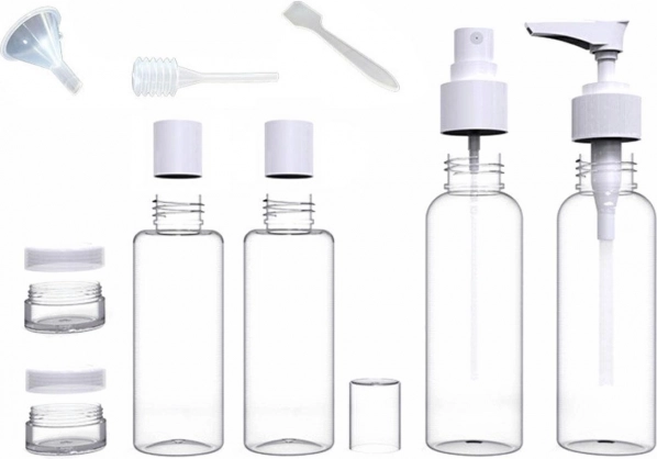 Posodice za kozmetiko 9 kosov (prozorne)