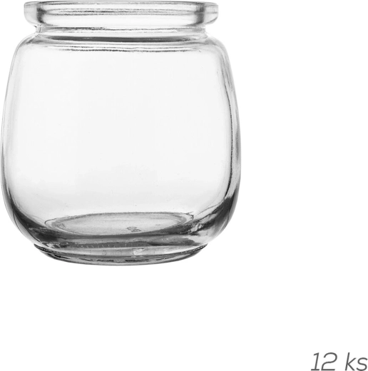 Stekleni kozarčki za jogurt 130 ml (12 kos)