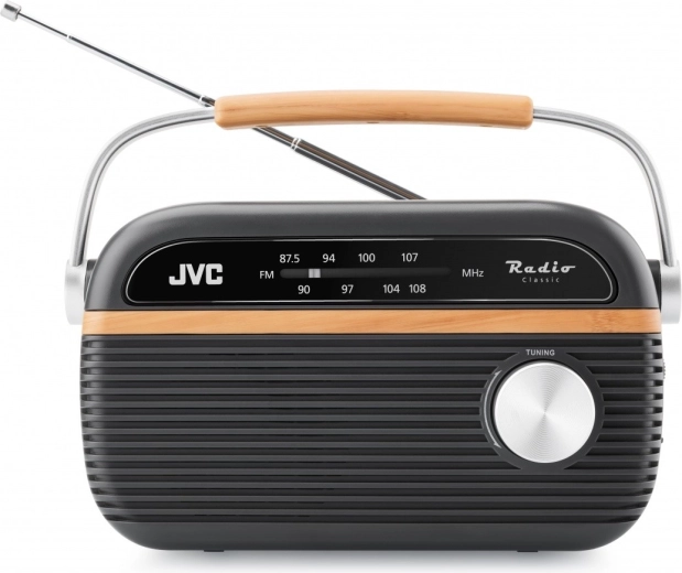 JVC radio Classic prenosni FM sivo