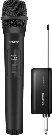 Brezžični mikrofon Sencor SSS WM10 s sprejemnikom