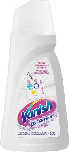 Vanish Oxi Action tekoči odstranjevalec madežev za belo perilo 1 l