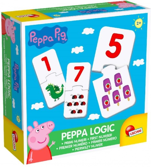 Peppa Pig dvodelne sestavljanke za najmlajše