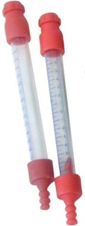 Cevna vodna tehtnica – nadomestna stekla (par)