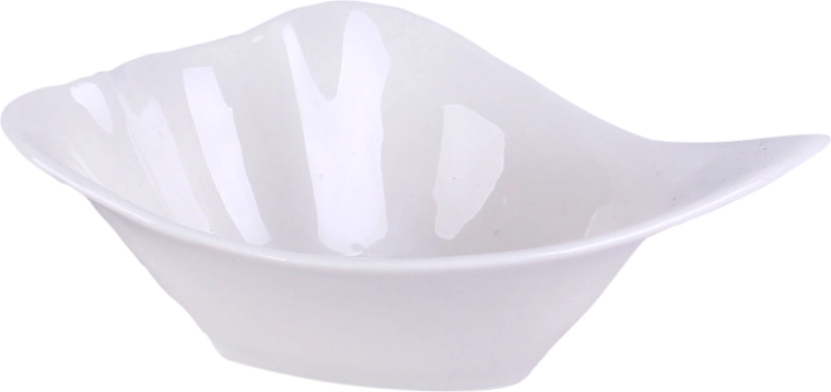 Porcelanasta servirna skledica 70 ml valov bela
