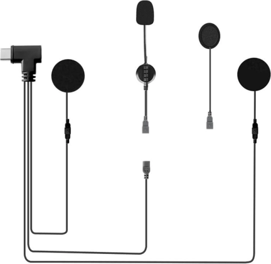 EJEAS HIFI-M3 slušalke z mikrofoni za motoristično čelado (USB‑C)