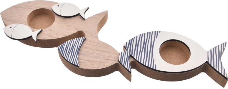 Lesen svečnik Beach 30 × 2 × 9 cm