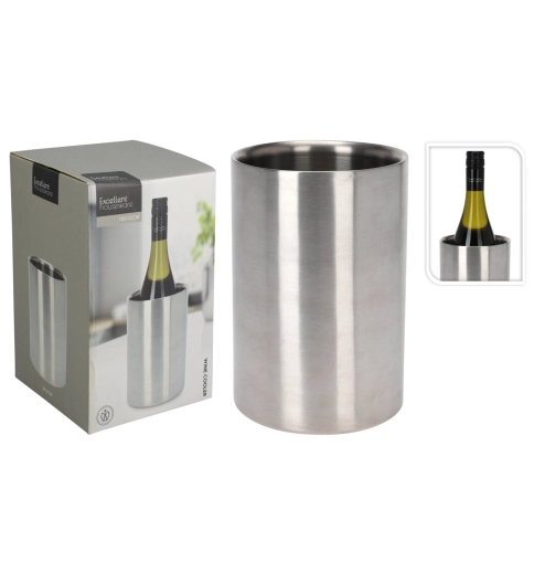Dvoslojno hladilno vedro za vino EXCELLENT HOUSEWARE iz nerjavečega jekla