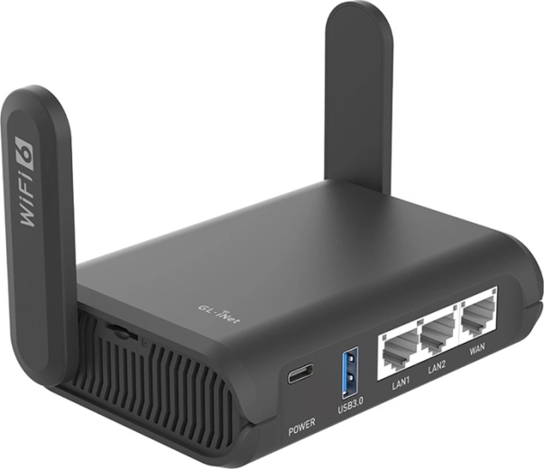 GL.iNet Slate AX Wi‑Fi 6 travel router