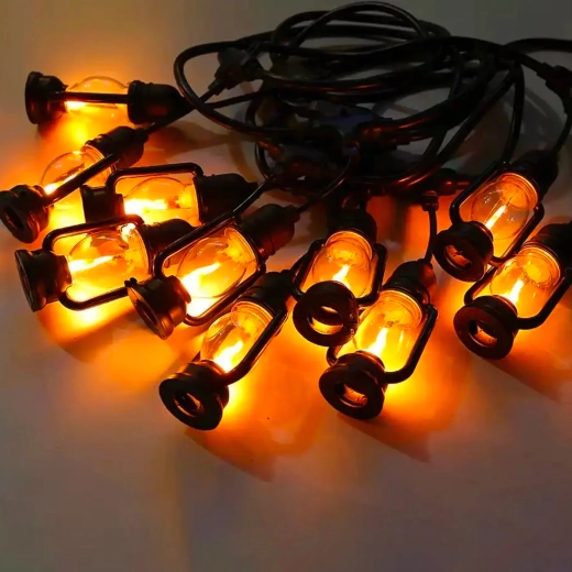 LED Lantern String Lights 5 m, Warm White