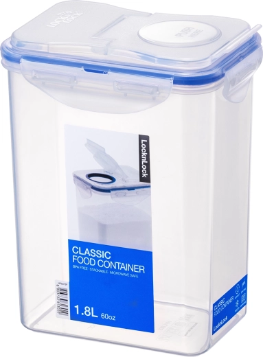 Posoda za živila z nastavkom za nasipanje 1,8 l LOCK&LOCK