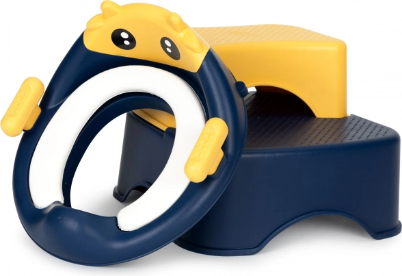 Otroški nastavek za WC s stopničkami ECOTOYS