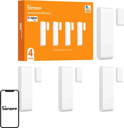 Sonoff Zigbee senzor odpiranja oken in vrat SNZB-04PR2 (4 kosi)