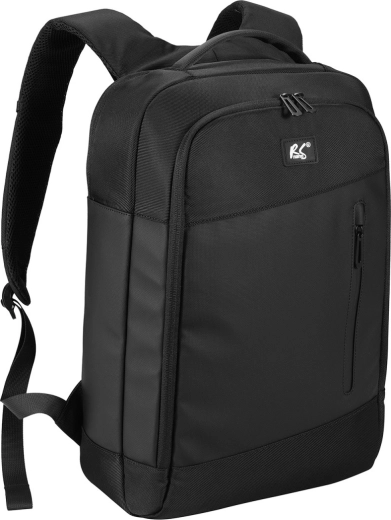 Water-Resistant Black NanoRS Laptop Backpack 15.6 Inches