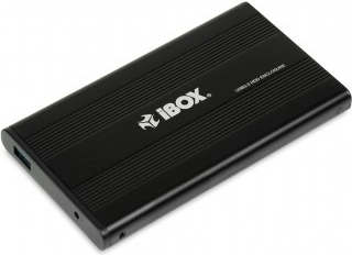 iBox kovinsko zunanje ohišje za 2,5" SATA disk USB 3.0 črno