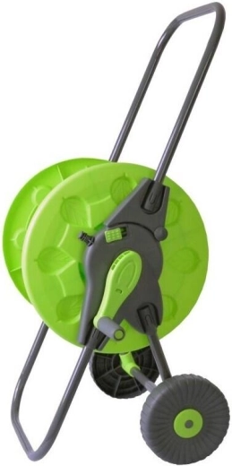 Voziček za vrtno cev AQUA 60 m, mešane barve