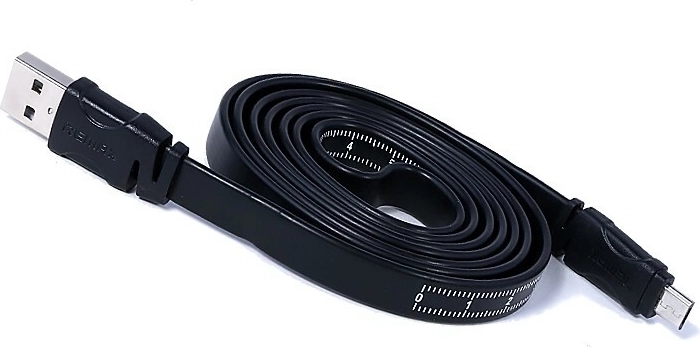 Remax izvlečni kabel micro USB 2.0 1 m črn