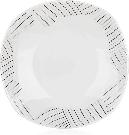 Globok porcelanast krožnik CHARME 22 cm