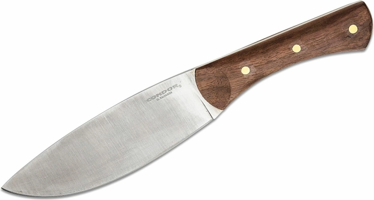 Condor Knulujulu – zunanji nož 16,9 cm, orehov les, usnjeno tok