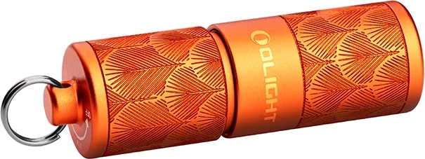 Olight iTHX Orange Feathers žepna svetilka za ključe, 180 lm, USB‑C, IPX8