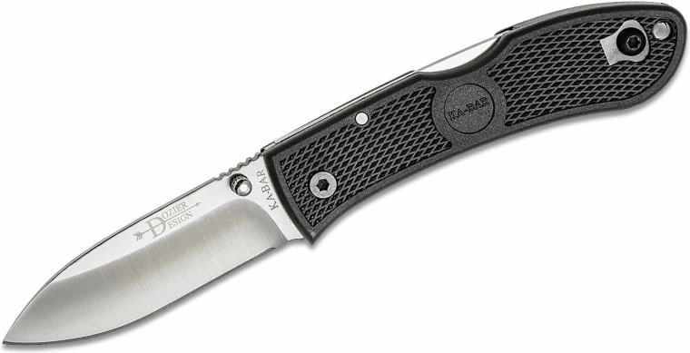 Žepni nož KA-BAR Dozier Hunter, črn, 7,5 cm