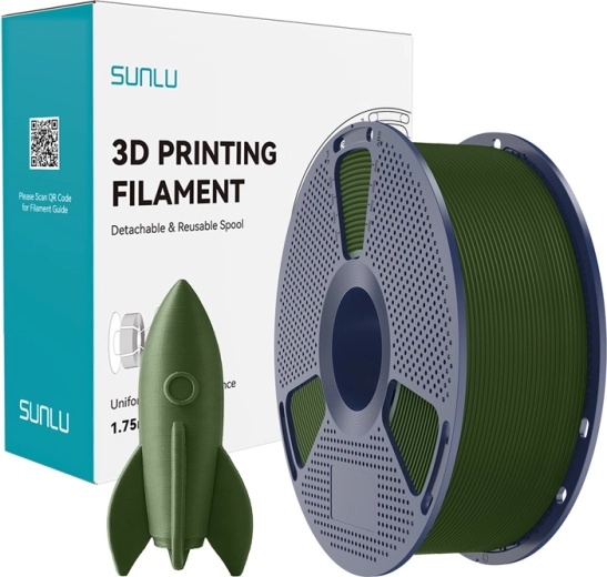 Sunlu PLA High‑Speed filament olivno zelen