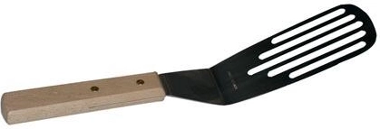Lopatica z odprtinami 28 cm z nerjavno glavo in lesenim ročajem