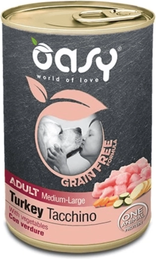 Oasy brez žit Adult Medium/Large puran 400 g
