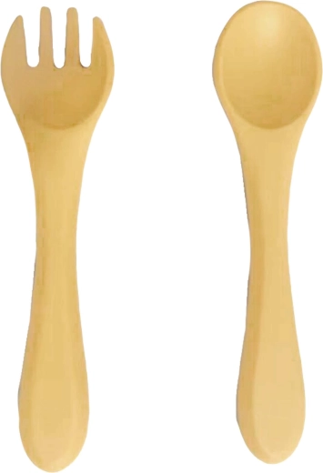 Otroški silikonski pribor Kitchisimo Baby, komplet 2 kosa