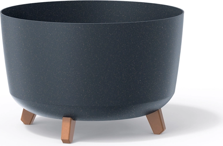 Cvetlični lonec Gracia Standard Eco Wood 20 cm – antracit