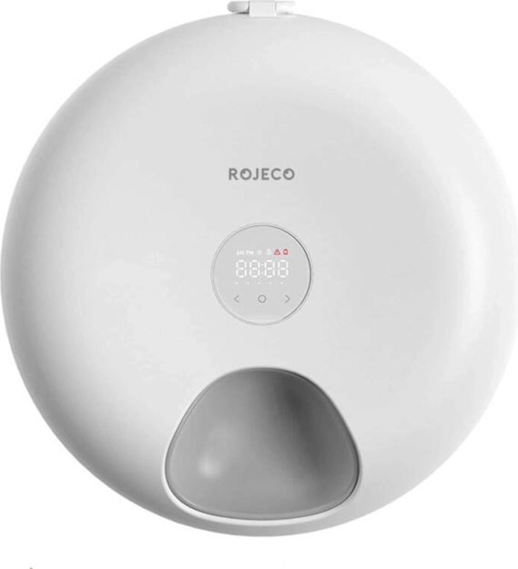 Samodejni podajalnik hrane za hišne ljubljenčke ROJECO s 6 predali (3600 mAh)