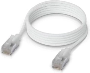 Ultra tanek pleteni patch kabel UniFi Premium Cat6A, 1 m, bel