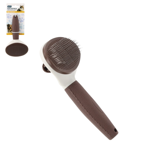 Samočistilna krtača za dlako za pse in mačke 11,3 × 19,5 cm