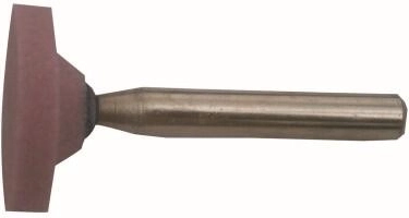 Mounted grinding point with shank 25 × 4 mm, grit 80