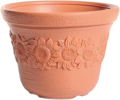 cvetlični lonec Sunny opečnat rdeč 40 cm