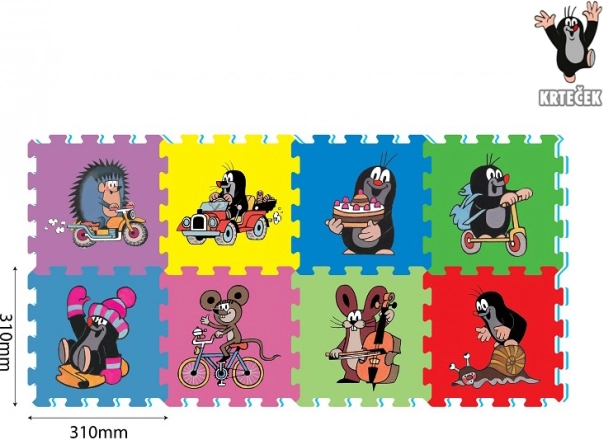 Pena preproga KRTEČEK 29 × 29 cm