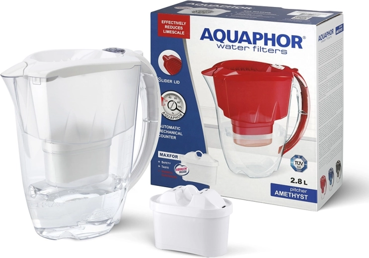 Maxfor Amethyst filtrirni vrč 2,8 l z vložkom B100-25, bel