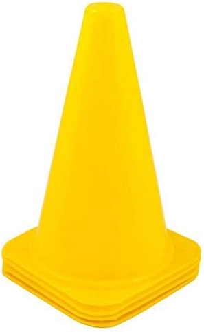 Merco trening športni stožec 23 cm rumen - 1 kos