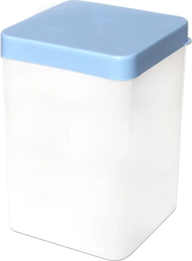 Posoda za suha živila 3 l, pravokotna, visoka, mešanica barv