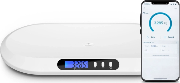 Digitalna dojenčkova tehtnica TRUELIFE BabyScale B5 BT z Bluetooth