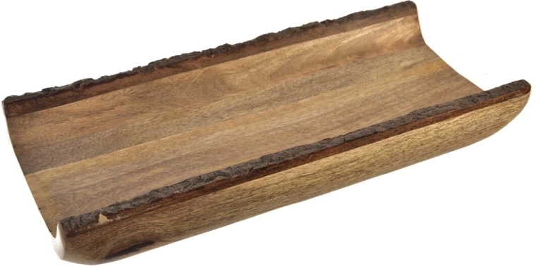 Pladenj mango/lubje 40 × 18 × 6 cm