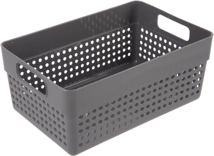 Orion koš Terra siv shranjevalni organizator 23,5 × 15,5 × 10 cm