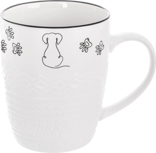 Porcelanasta skodelica Kužek 0,38 l