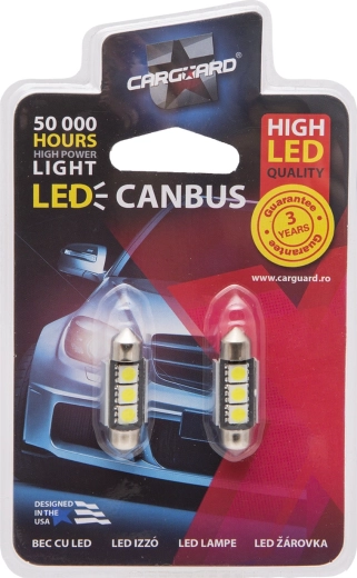 LED sufitna žarnica 36 mm 12 V 3 W