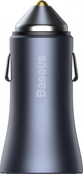 Avtomobilski polnilec Baseus z USB in USB-C priključki ter hitrim polnjenjem 40 W